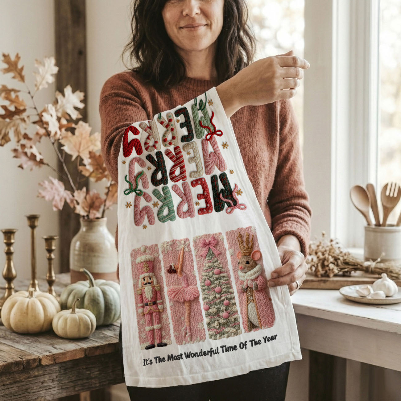 nutcracker and ballerina holiday dish towel
ballet christmas decor kitchen towel pink theme
nutcracker christmas kitchen textile gift
whimsical nutcracker holiday kitchen towel
classic nutcracker christmas decor dish towel