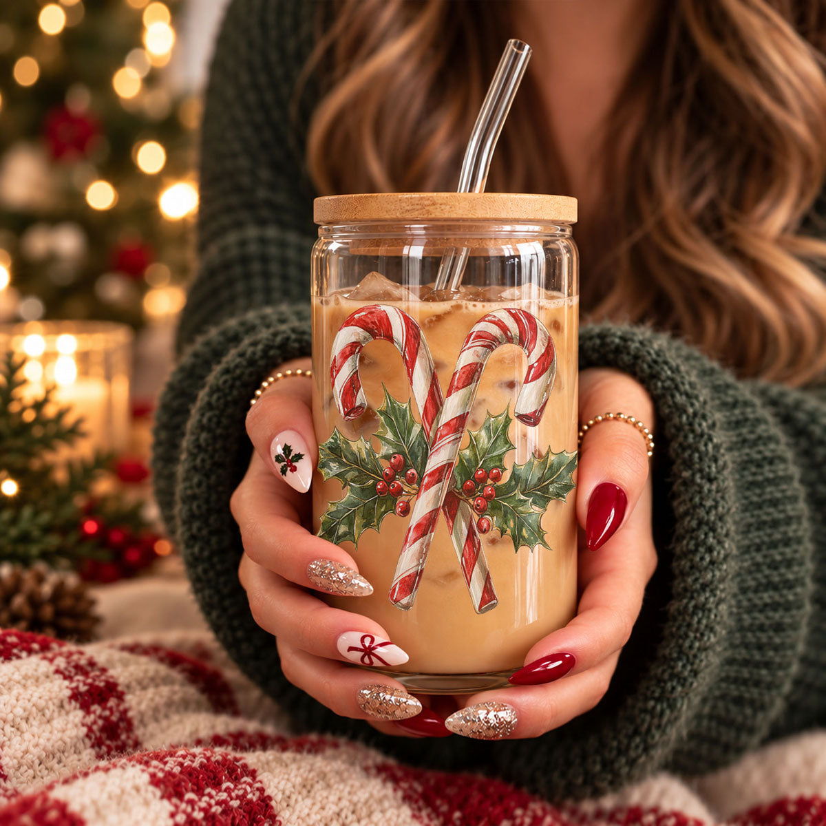 Candy Cane Holly