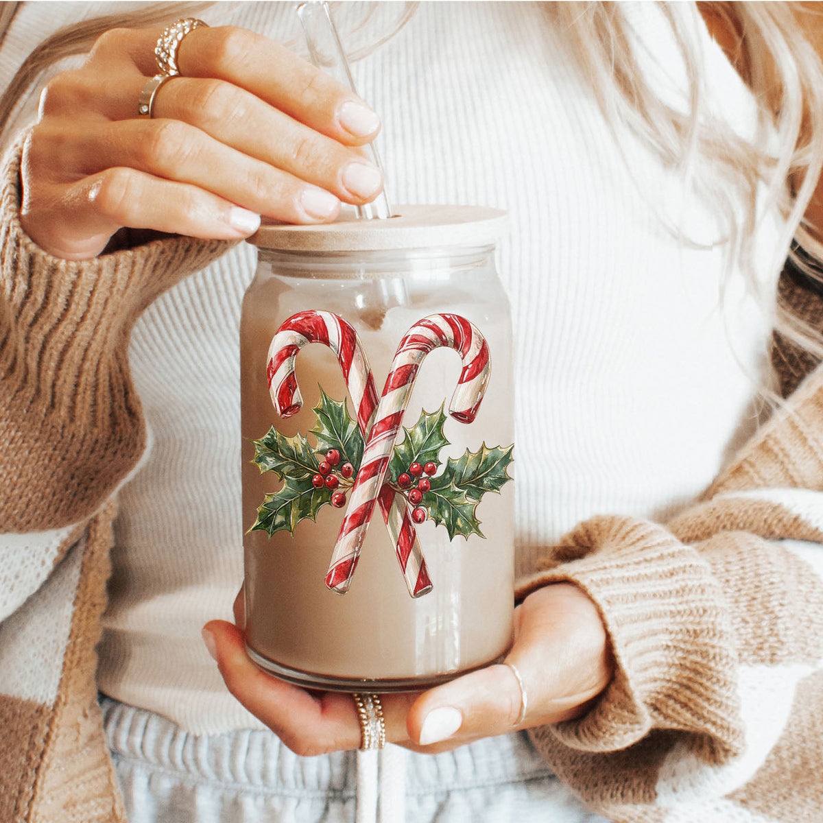 Candy Cane Holly