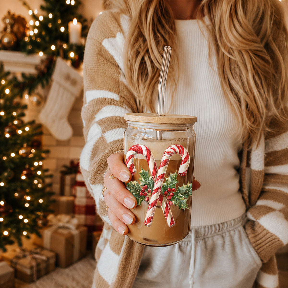 Candy Cane Holly