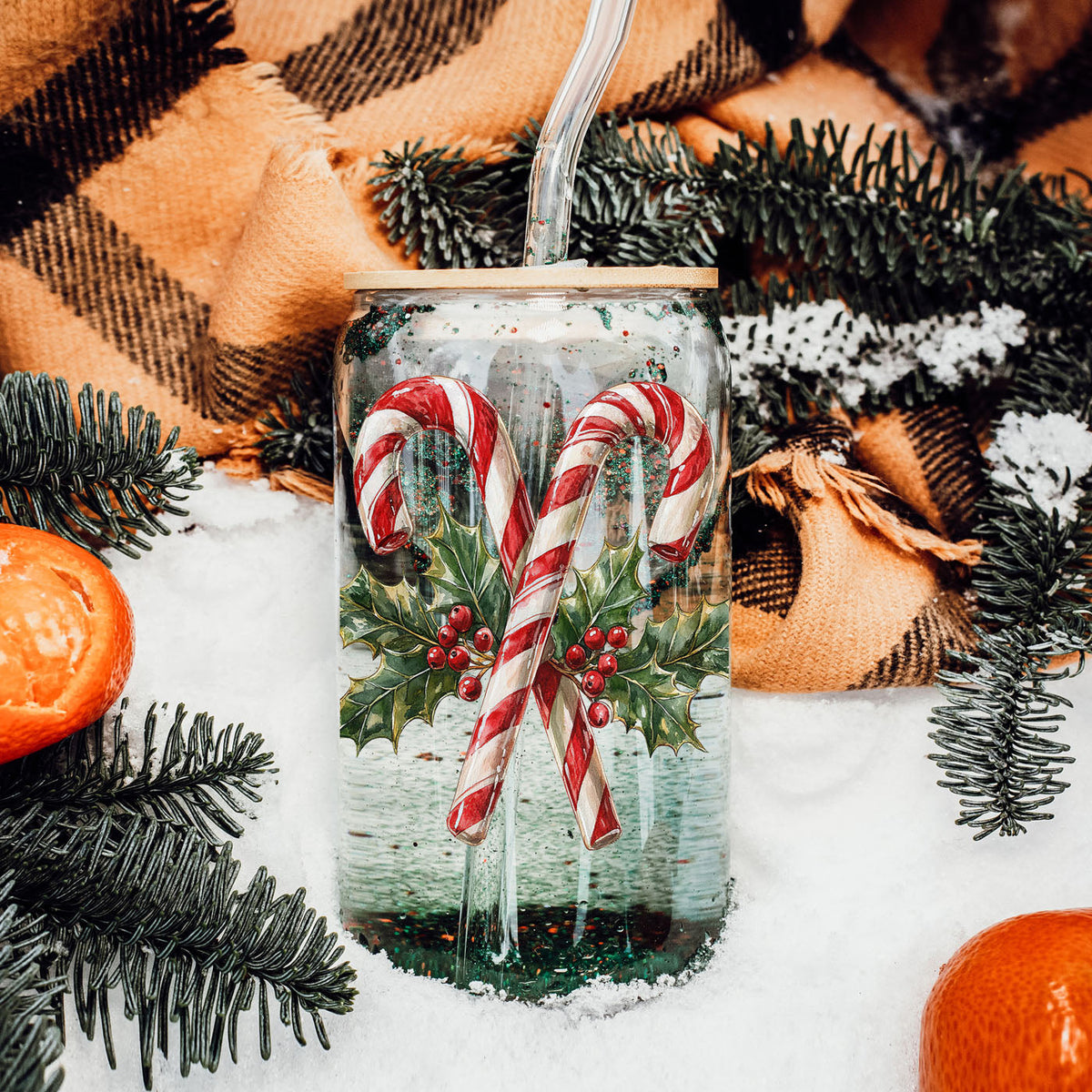 Candy Cane Holly