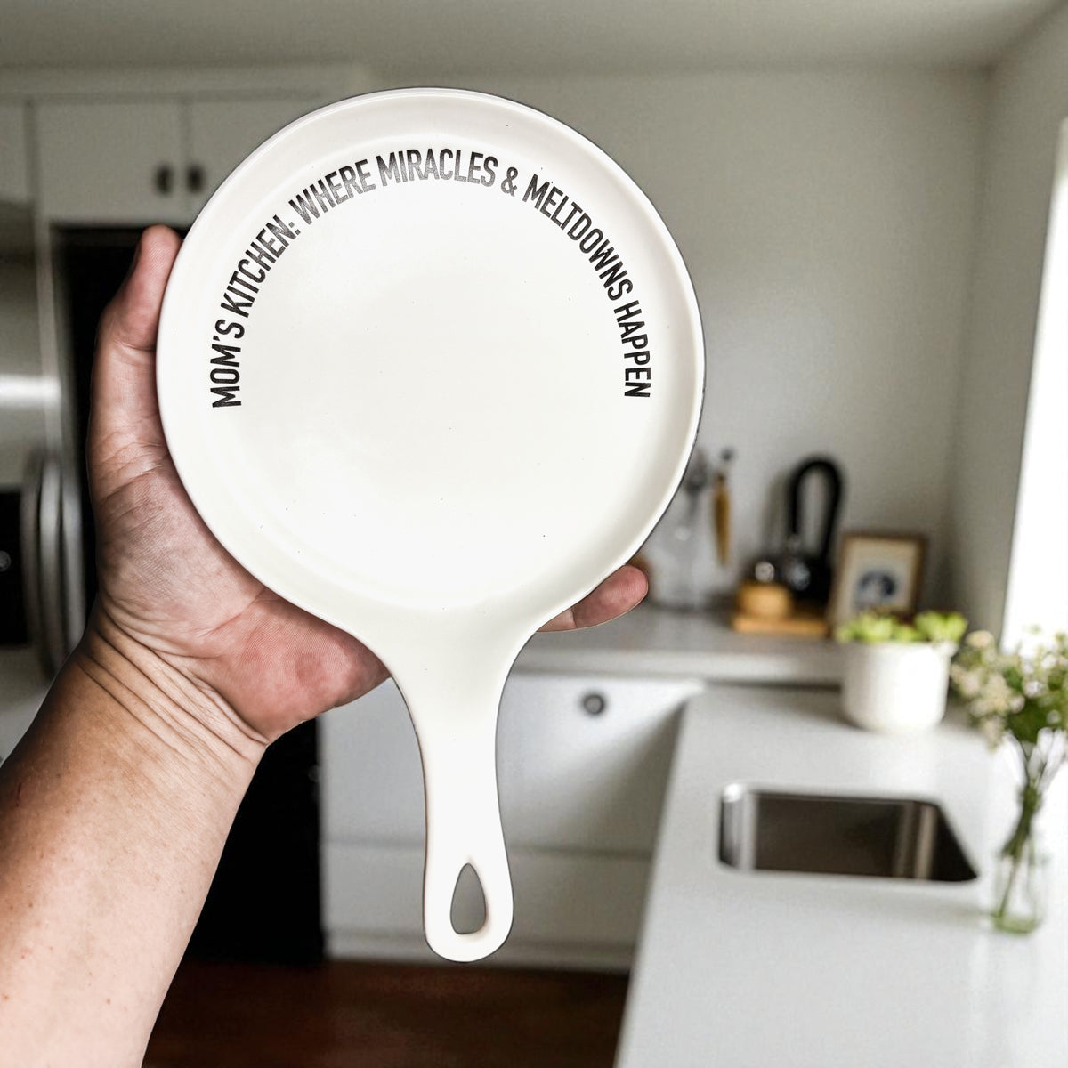 Mom life validation gift
Kitchen survival guide
Motherhood truth decor