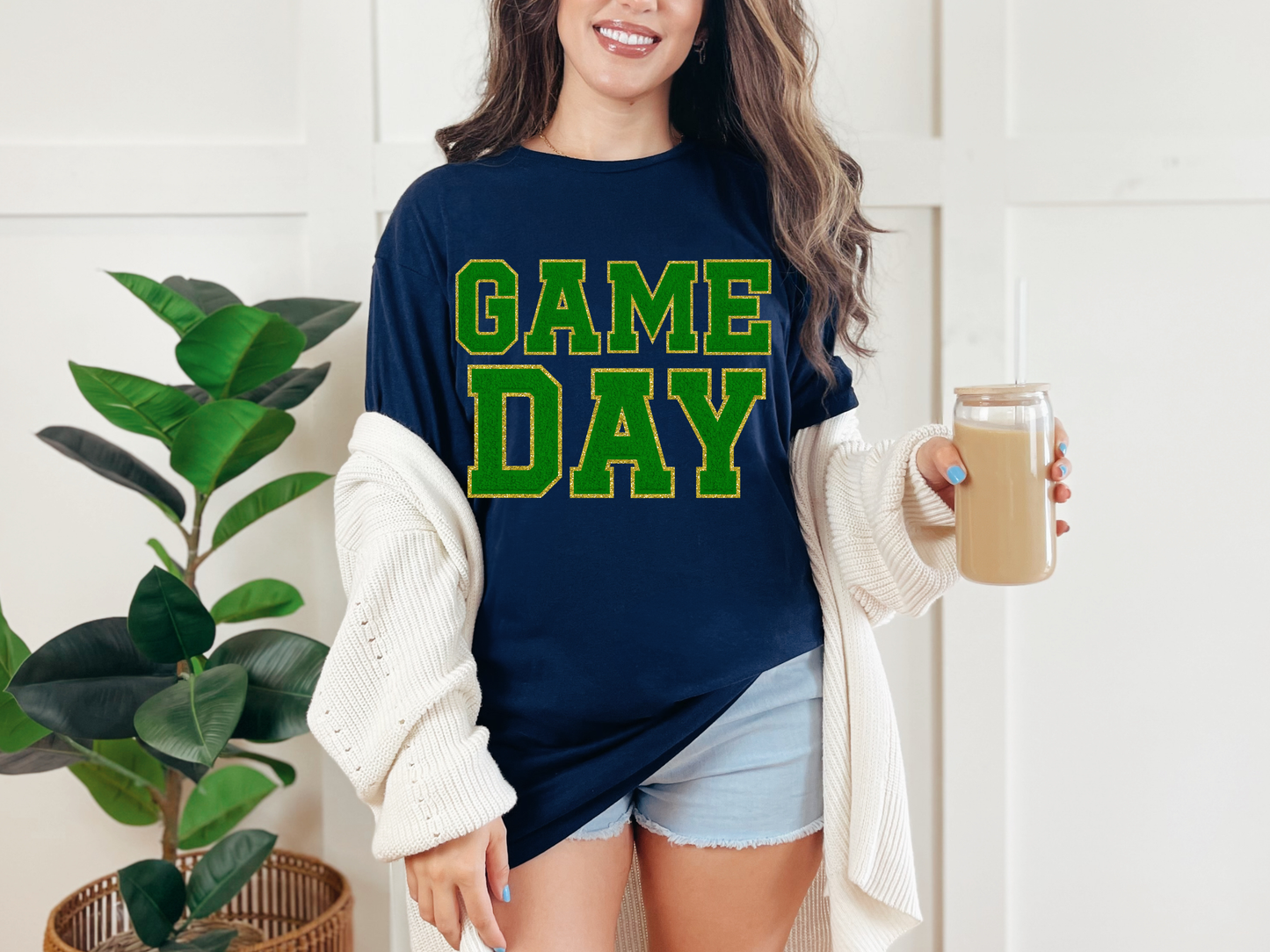 Game Day Navy Graphic Tee in Multiple Colors