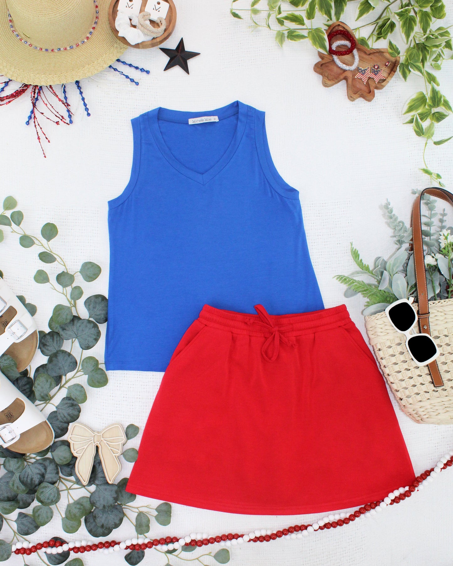 IN STOCK Noelle Tank - Blue