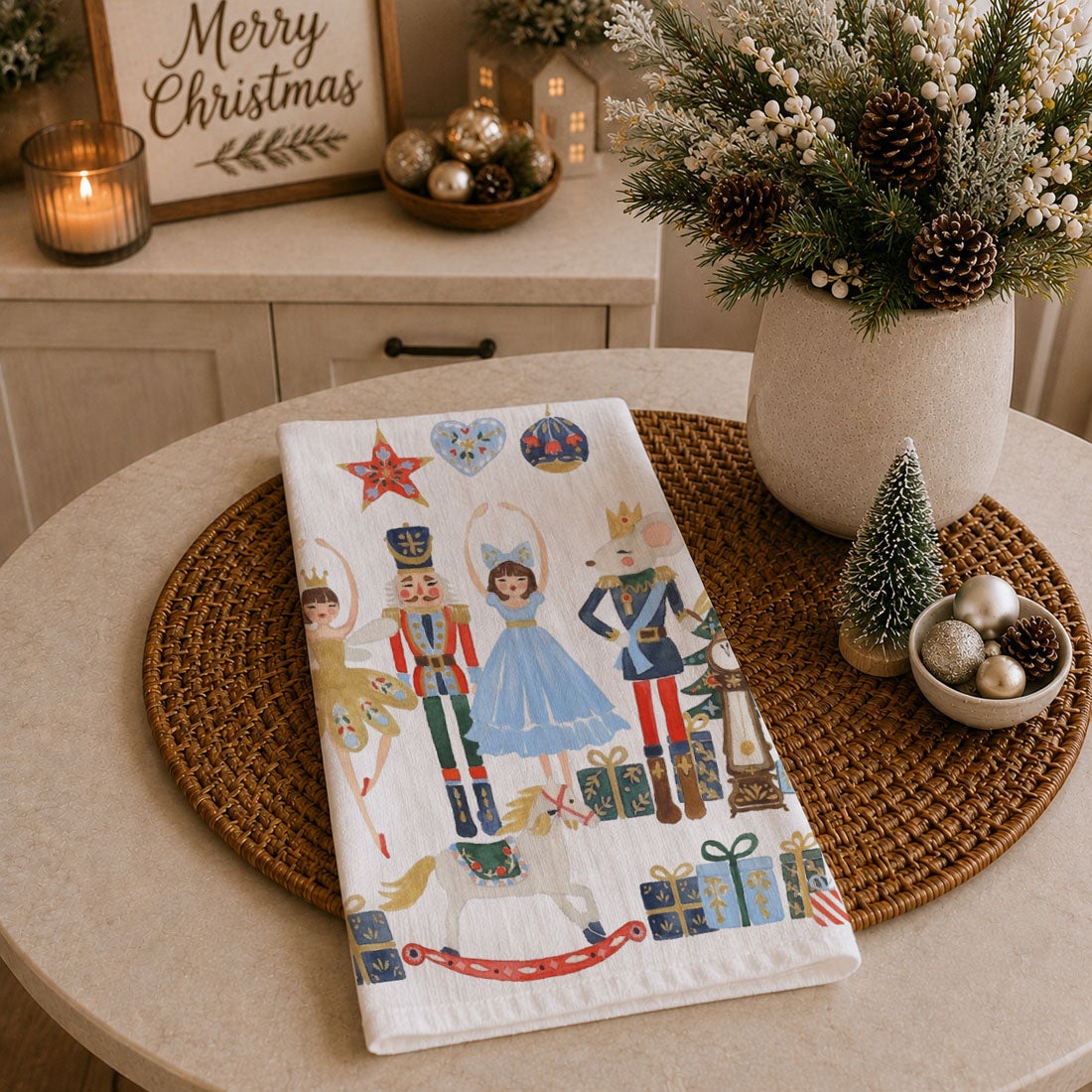nutcracker stage inspired holiday dish towel
ballerina christmas gift kitchen decor towel
performing arts christmas decor kitchen towel
christmas present for dance teacher kitchen towel
gift for ballet mom holiday kitchen decor
holiday present for dance studio owner towel
kitchen towel for holiday cooking and decorating
practical christmas kitchen accessory decorative towel
holiday towel for drying dishes elegant design
christmas baking towel festive kitchen decor