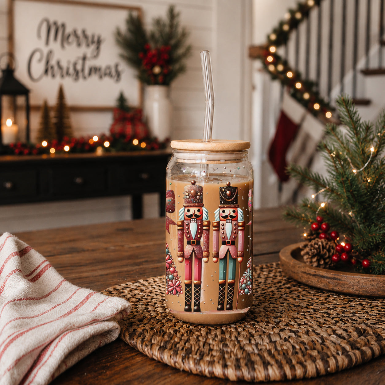 Boho Christmas Decorations
Boho Holiday Tumblers
Boho Christmas Glass Tumblers with LId for sale near me. 
Wholesale Pink Christmas Tumblers for sale
Pink Nutcracker Soldier Gift Ideas
Pink Nutcracker Glam Home Decorations Modern. 
