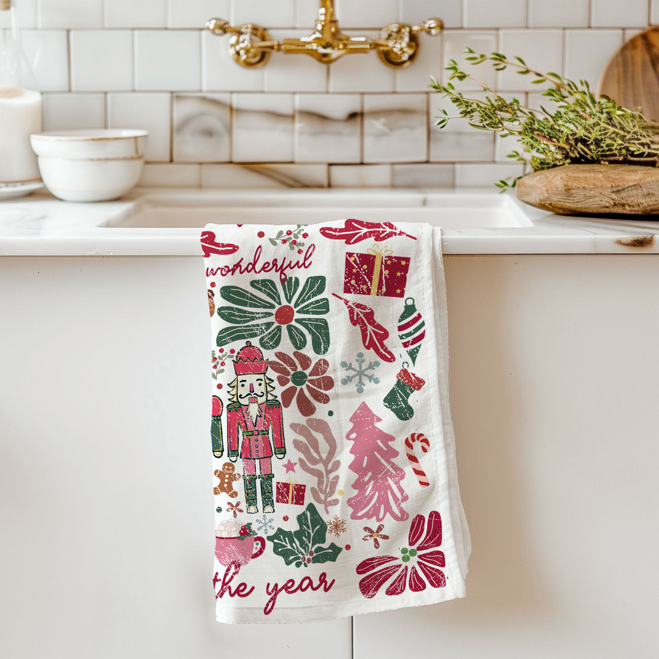 cute pink christmas kitchen accessories
pink and sage green christmas towel decor
aesthetic christmas kitchen towel pink tones
coquette christmas kitchen towel decor
boho christmas kitchen towel vintage style
cottage christmas kitchen decor towel
vintage inspired nutcracker dish towel
retro christmas kitchen towel pink floral
boho farmhouse christmas kitchen towel