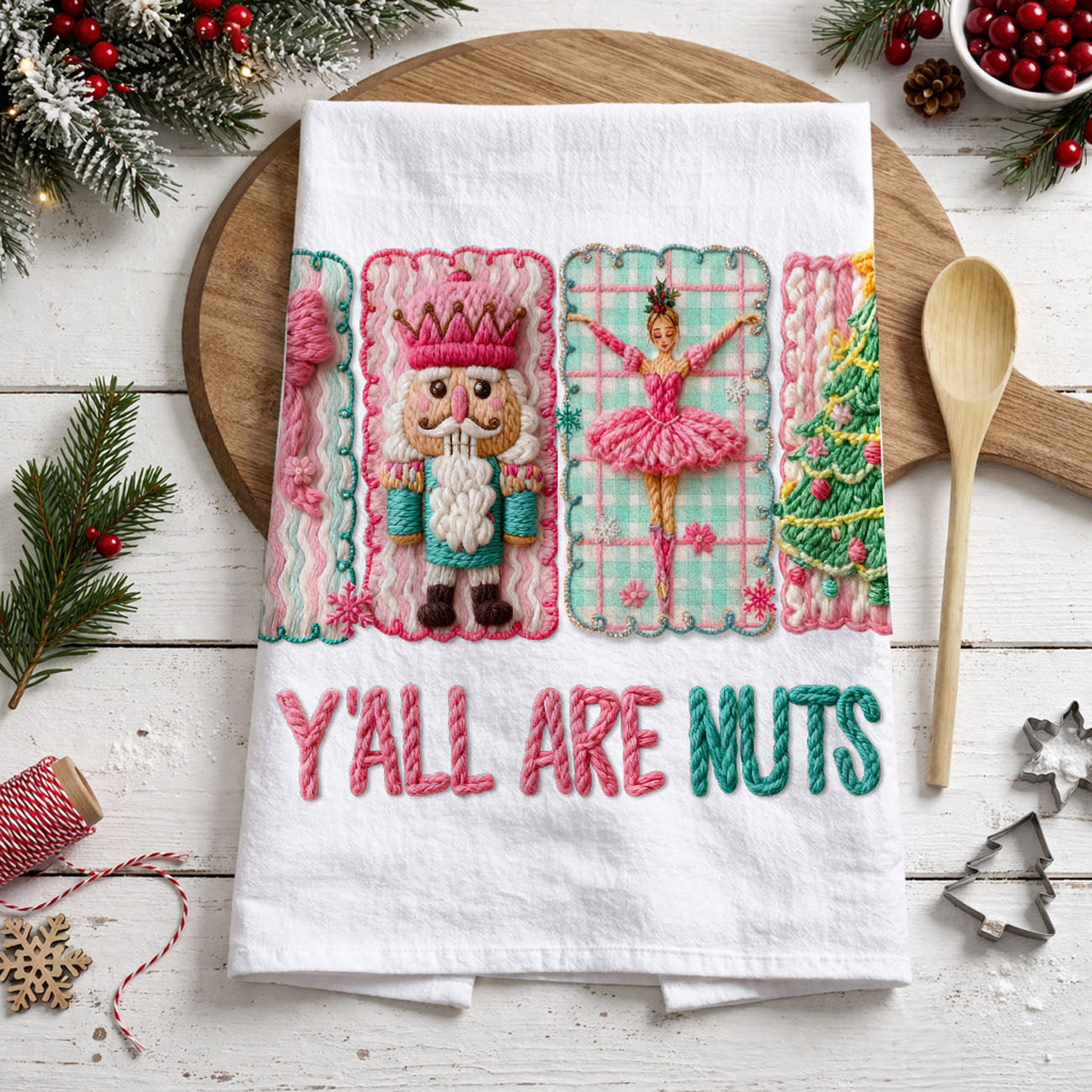 festive kitchen moments pink christmas towel decor
holiday memories kitchen towel pink nutcracker design
pink nutcracker christmas kitchen towel for cozy feminine home decor
cute pink holiday dish towel for christmas kitchen styling ideas
modern pink christmas kitchen towel for aesthetic holiday homes