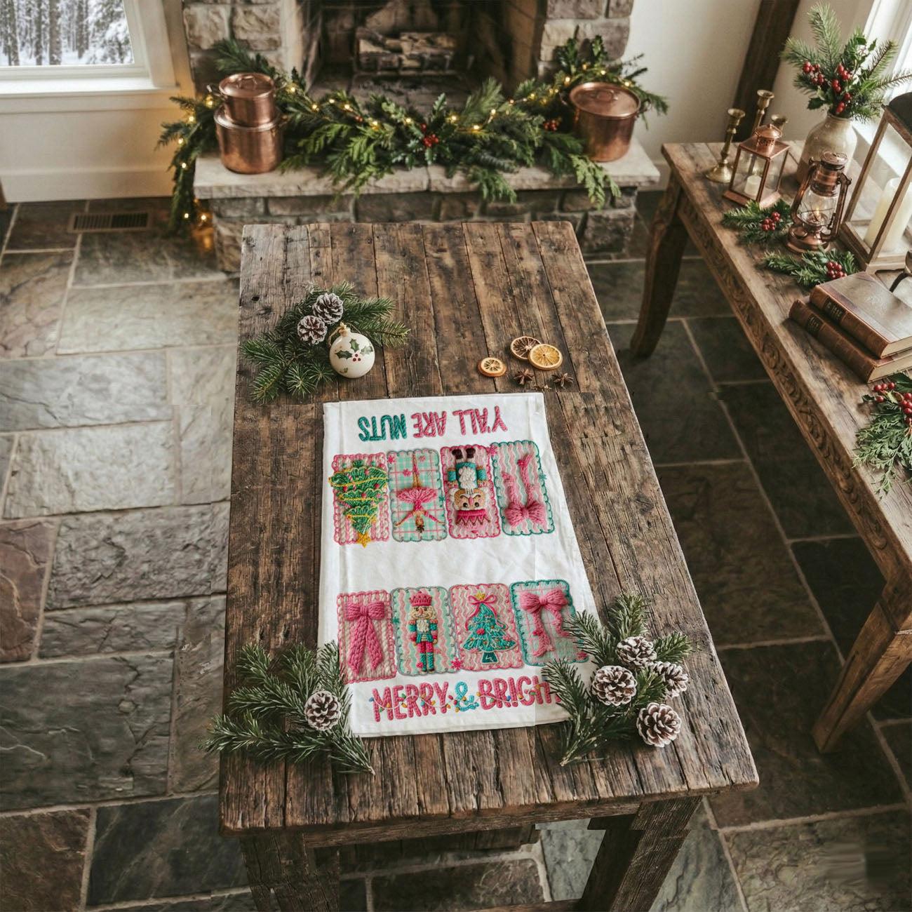 christmas baking kitchen towel pink festive holiday decor
holiday cooking towel pink nutcracker kitchen accessory
pink christmas towel for baking cookies holiday kitchen
festive dish towel for holiday hosting kitchen decor