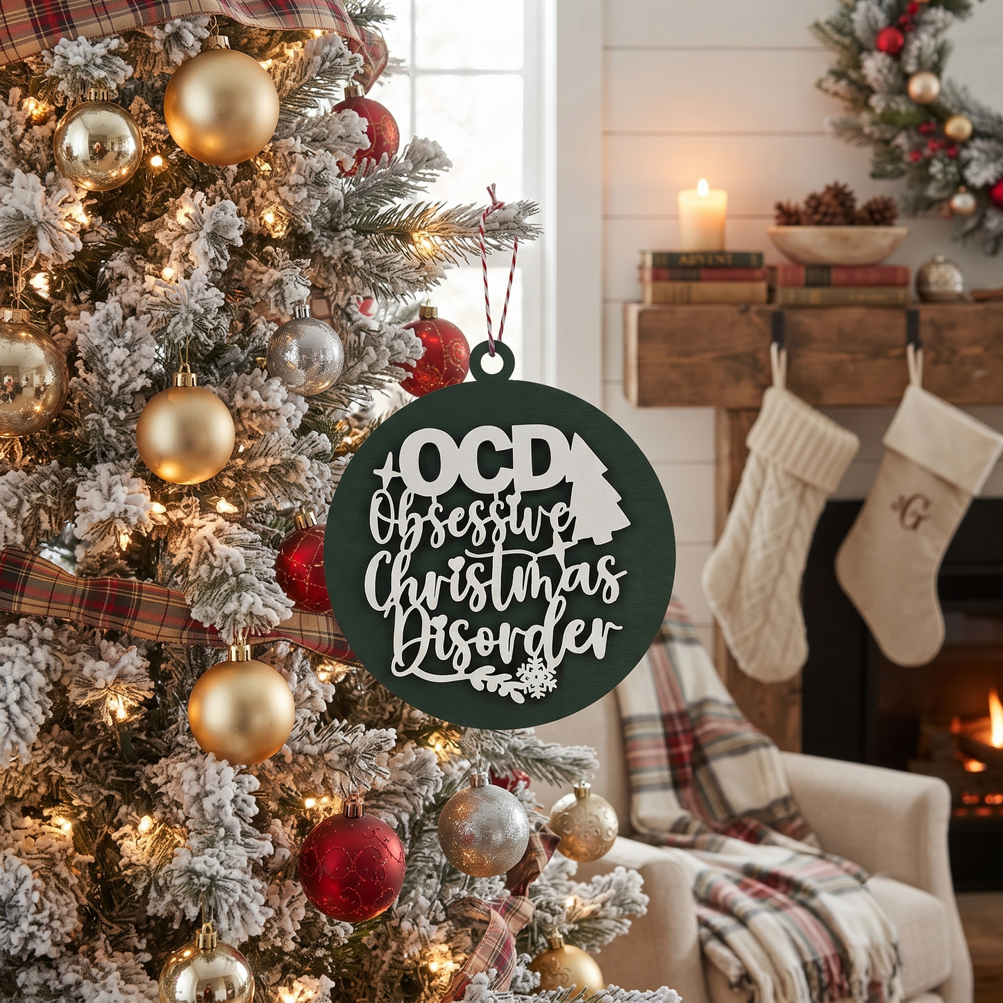 Christmas Wooden Ornaments