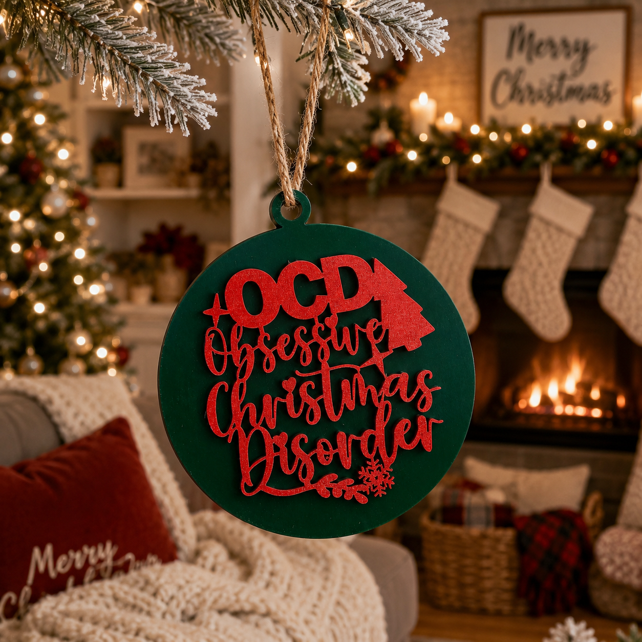 Christmas Wooden Ornaments
