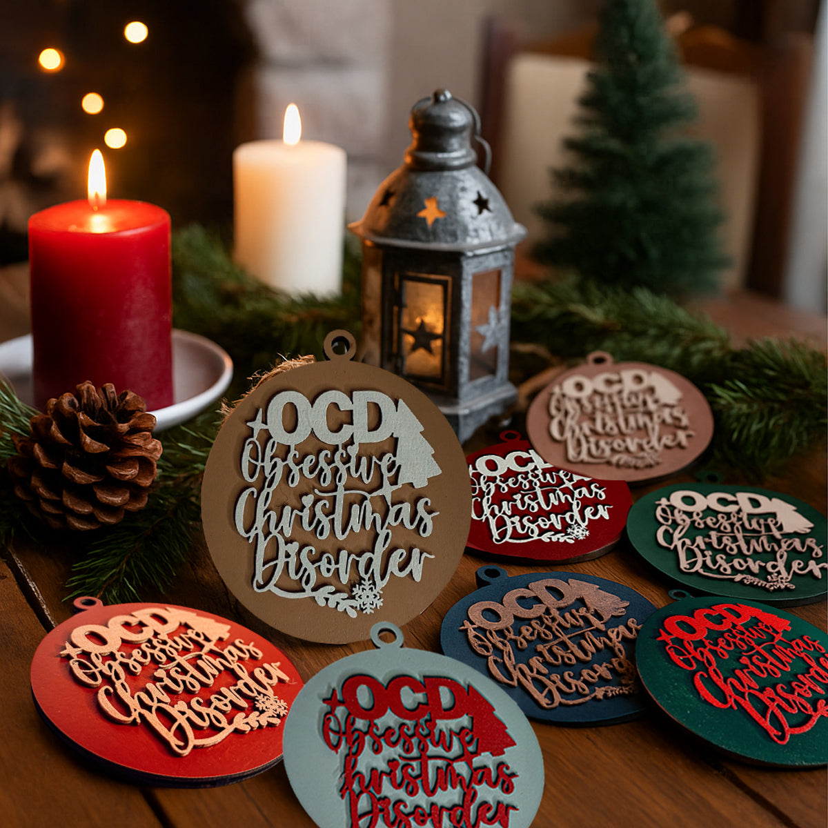 Christmas Wooden Ornaments
