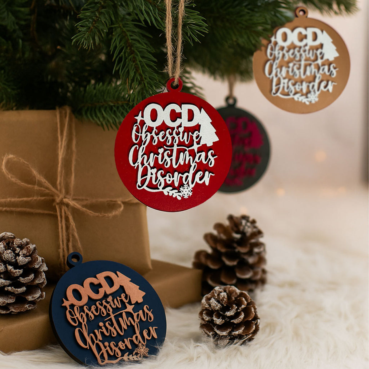 Christmas Wooden Ornaments