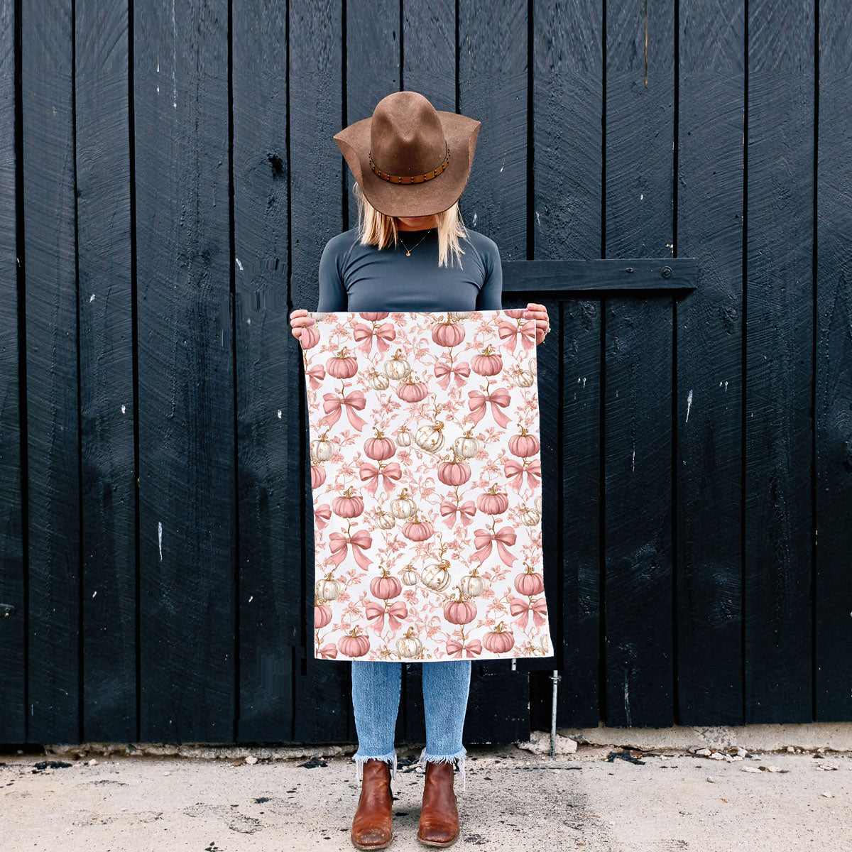 girly pink and white pumpkin towel for fall baking station
aesthetic pink pumpkin flour sack towel for instagram kitchen
vintage style pink pumpkin towel with vines and flowers
pink cottagecore pumpkin towel for romantic fall décor
pink pumpkin towel for nursery or kid friendly fall décor