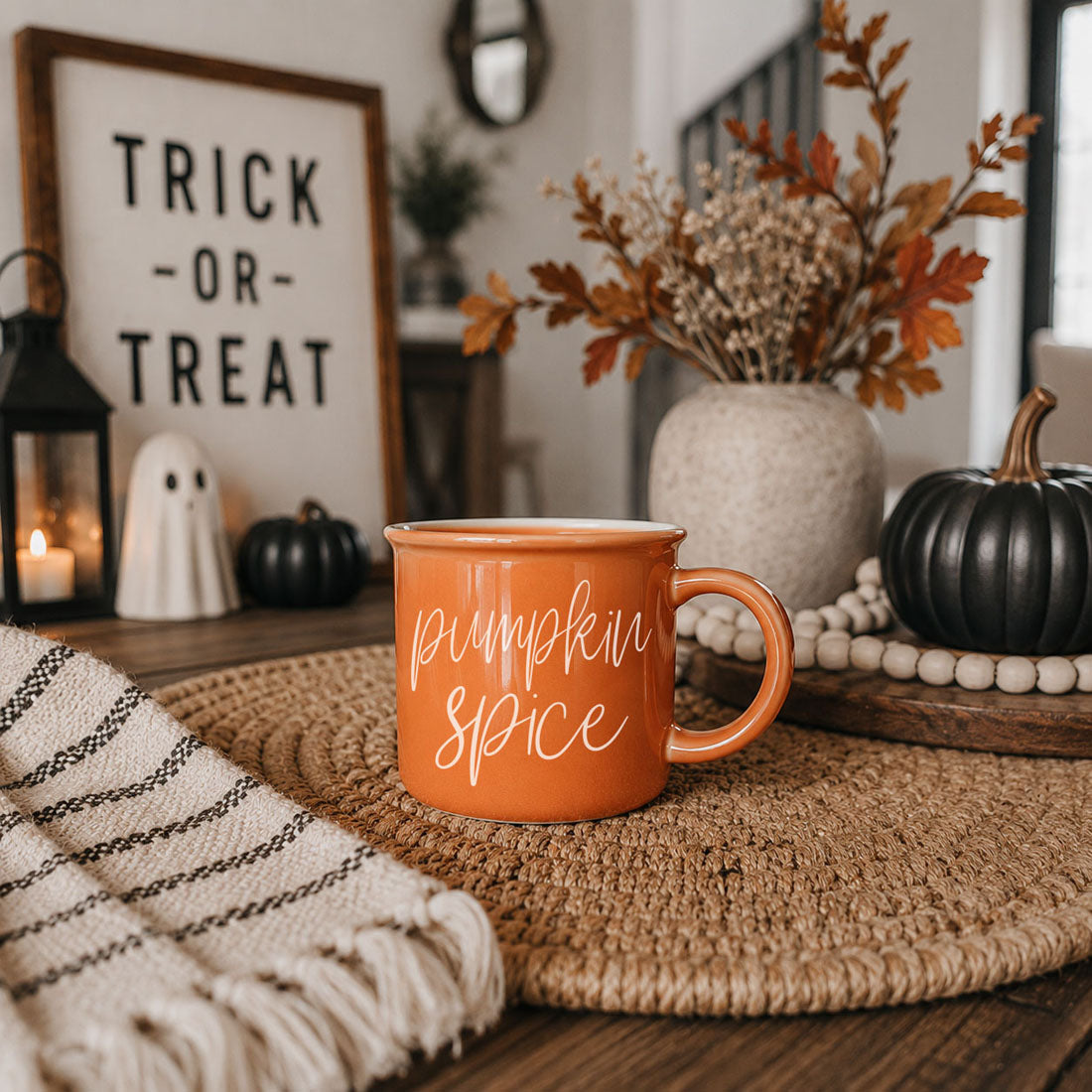 hello pumpkin coffee mug for farmhouse fall decor
cute fall mug for moms who love pumpkin spice
hello pumpkin gift mug for sister or coworker
hello pumpkin mug for autumn mornings and bonfires
hello pumpkin latte mug for cozy movie nights
hello pumpkin mug on bed with blankets and pillows