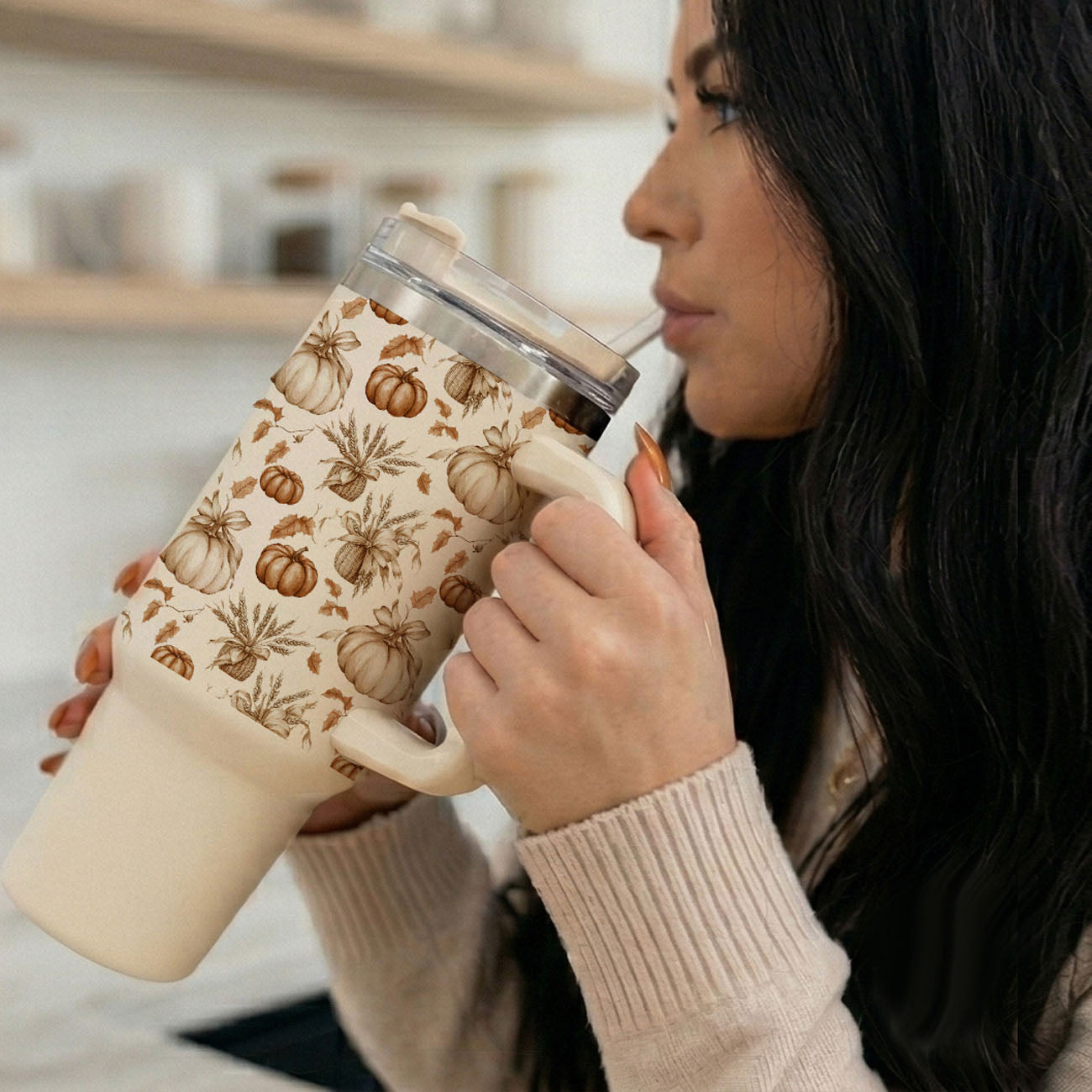 pumpkin inspired tumbler design
cute pumpkin cup for iced coffee
warm beige autumn tumbler
pumpkin spice aesthetic drinkware
cozy autumn coffee tumbler
pumpkin patch aesthetic cup
cute oversized fall tumbler
neutral harvest tumbler cup
fall pumpkin floral tumbler
fall pumpkin tumbler with handle
neutral pumpkin cup aesthetic
autumn pumpkin tumbler for women