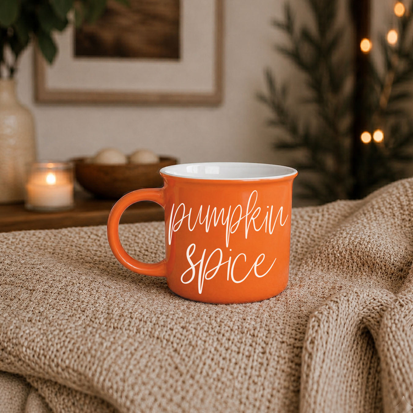 autumn lover coffee cup with pumpkin greeting
hello pumpkin mug with jeans and cozy cardigan
fall themed coffee mug in neutral boho bedroom
hello pumpkin mug close up of orange enamel style
pumpkin patch ready mug with hello pumpkin quote
hello pumpkin fall kitchen mug on countertop