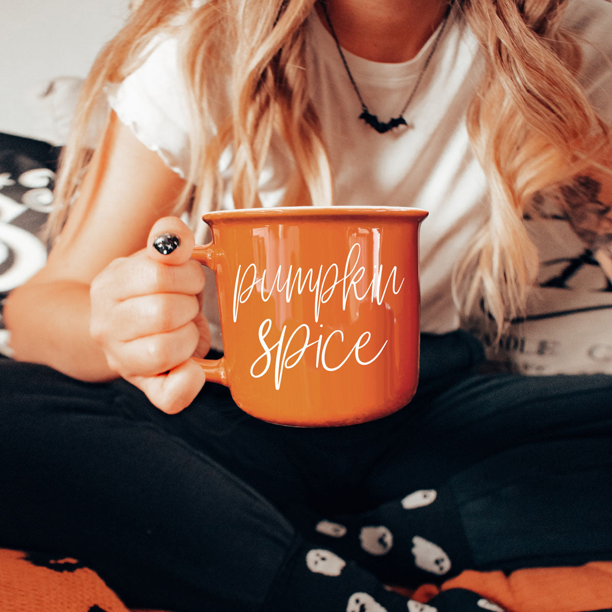 pumpkin spice mug in cozy reading nook
pumpkin spice latte cup with caramel drizzle
pumpkin spice mug for thanksgiving morning coffee
pumpkin spice latte mug for halloween season