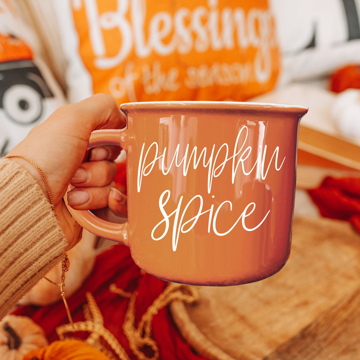 Pumpkin Spice Coffee Mug – Orange Fall Coffee Cup for Autumn & PSL Lovers
Cozy season orange Pumpkin Spice coffee mug. Fall coffee cup for pumpkin spice latte lovers, autumn-obsessed women, and seasonal kitchen decor. Cute fall gift for mom, sister, best friend, teacher or coworker. Halloween or fall coffee bar.