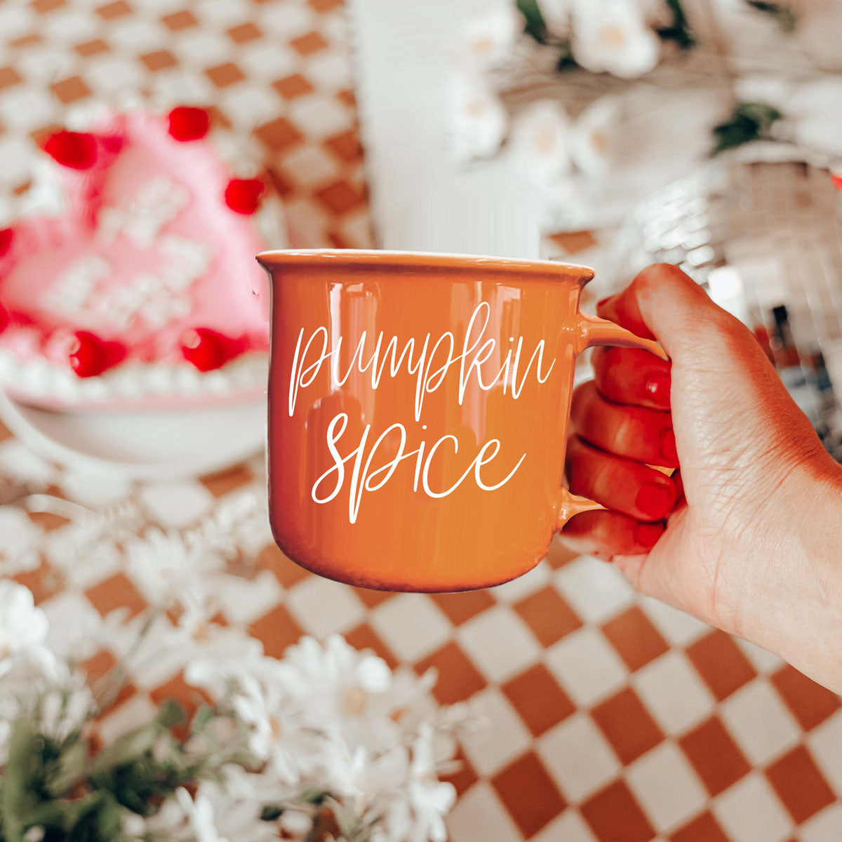 cute fall coffee mug for office desk
seasonal orange mug for october and november
fall gift box idea with mug and candle
autumn mornings ceramic mug with warm tones
halloween decor mug with cozy blanket