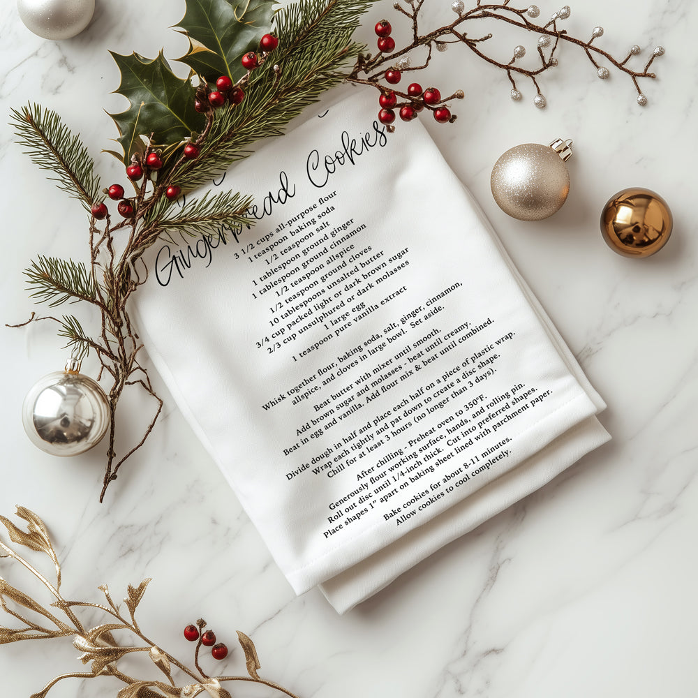 Christmas baking recipe collection towel
Holiday recipe kitchen essentials
Christmas recipe kitchen styling
Holiday baking recipe accessories