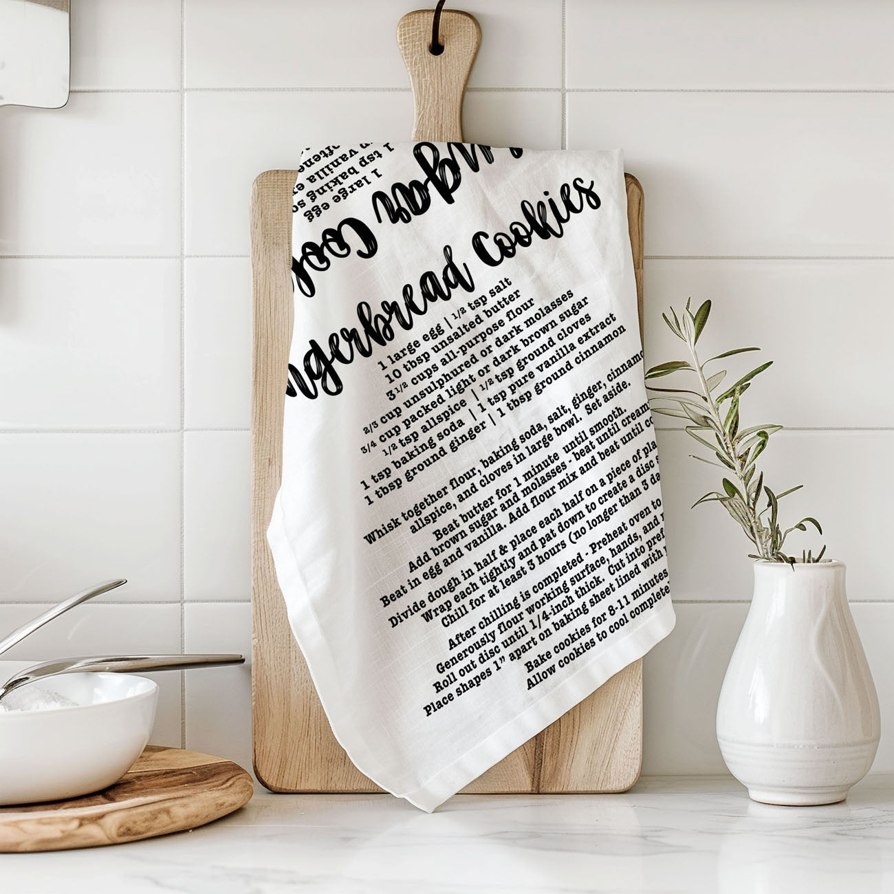 christmas gift for baker kitchen towel recipe
gift idea for bakers christmas kitchen towel
holiday hostess gift kitchen towel recipe design
unique christmas gift gingerbread recipe towel
practical christmas gift kitchen towel baking
