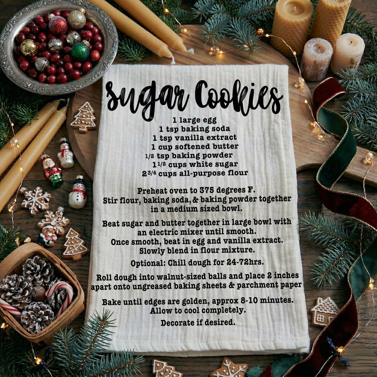 christmas kitchen towel gingerbread recipe
cozy holiday home decor kitchen towel baking aesthetic
gingerbread cookie recipe kitchen towel detail instructions
christmas baking decor kitchen towel recipe aesthetic