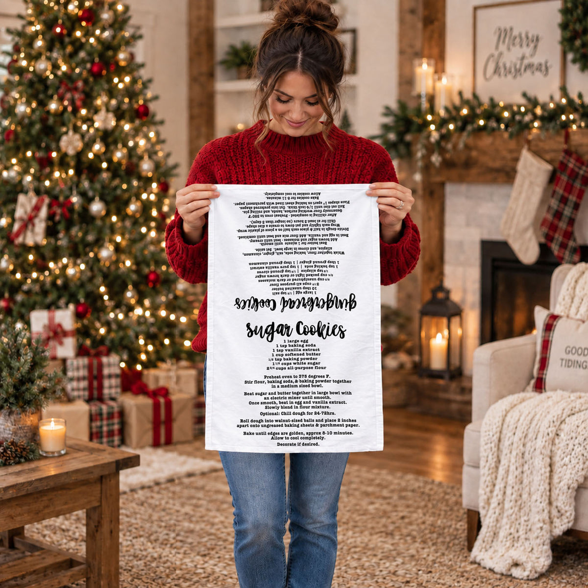 practical kitchen decor christmas recipe towel
kitchen towel decor for baking lovers
holiday home decor kitchen towel recipe
functional christmas decor kitchen towel baking
simple cozy kitchen towel recipe christmas