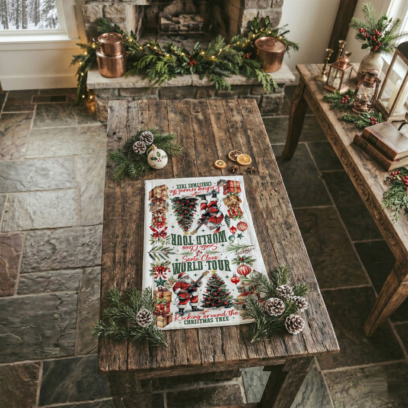 festive December kitchen towel Santa guitar
Christmas celebration kitchen decor towel
winter holiday kitchen towel music theme
holiday baking season Santa towel
Christmas entertaining decor towel Santa
December home decor kitchen towel Santa
seasonal kitchen towel Christmas Santa theme
