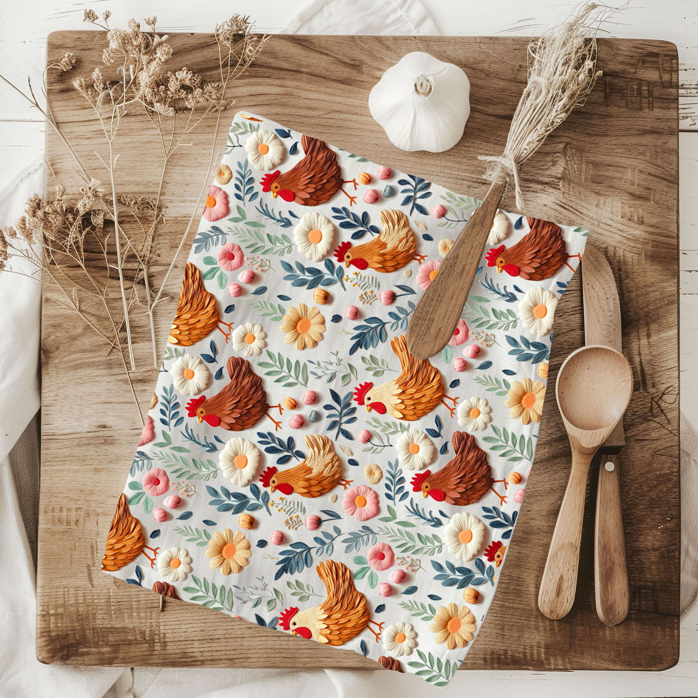 spring kitchen towel gift farmhouse decor lover
easter chicken towel floral farmhouse gift
country kitchen towel for chicken lovers
farmhouse towel perfect for hostess gifts
chicken towel spring boutique best seller
cute floral towel for country kitchens
rustic farmhouse chicken towel limited edition