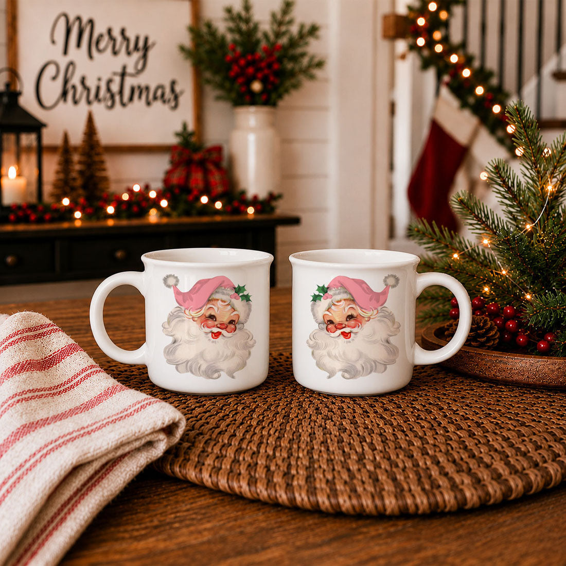 girly Christmas coffee mug
pink Christmas aesthetic cup
pink Santa decorations
retro pink holiday decor
vintage pink Christmas style
pastel Christmas coffee mug
pink holiday kitchen decor
cute Christmas kitchen accessories
pink Christmas coffee bar decor
feminine Christmas decorations
pink holiday home decor
soft Christmas aesthetic mug
trendy Christmas decorations
pink winter decor mug
cute holiday home accessories
vintage inspired Christmas decor
Santa collector Christmas decor