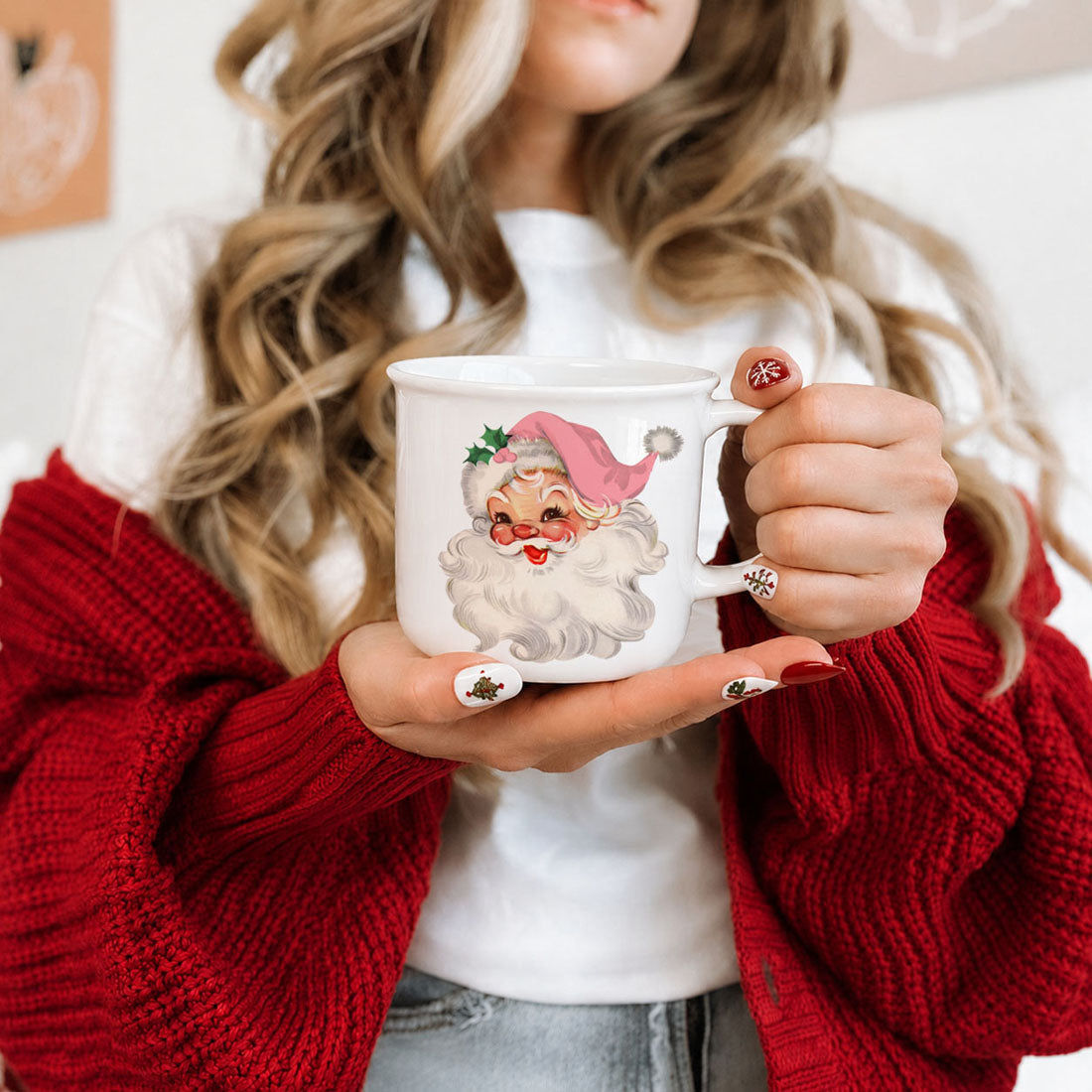 Christmas Coffee Bar Mug | Cute Santa Ceramic Cup
Coquette Christmas Mug | Pink Santa Holiday Gift Idea
Festive Christmas Mug For Women | Vintage Santa Coffee Cup
pink Santa Christmas mug
vintage Santa coffee mug
retro Santa ceramic mug
pink Christmas coffee cup
cute Santa Claus mug
Santa face Christmas mug
pink holiday mug
Christmas ceramic coffee cup