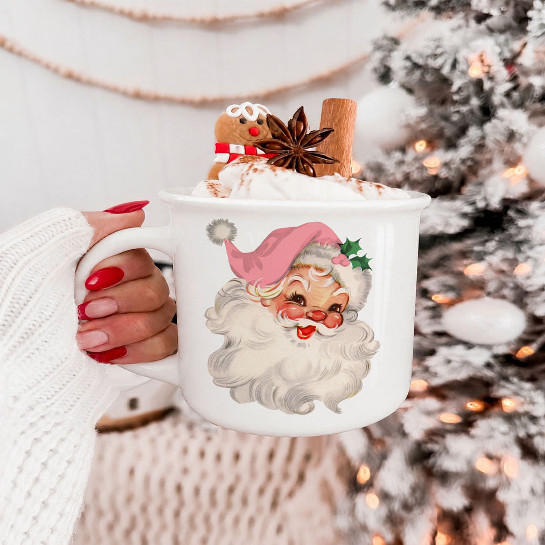 Christmas mug for Santa cookie night
Pink Santa mug for holiday family traditions
Vintage Santa mug for December mornings
Retro Christmas mug for festive December coffee
Pink Santa mug for cozy holiday mornings
Vintage Santa mug for Christmas coffee moments
Christmas mug for merry holiday sipping
Pink Santa mug for peppermint hot chocolate
Vintage Santa mug for marshmallow cocoa
Retro Santa mug for candy cane hot chocolate
Pink Santa mug for holiday lattes