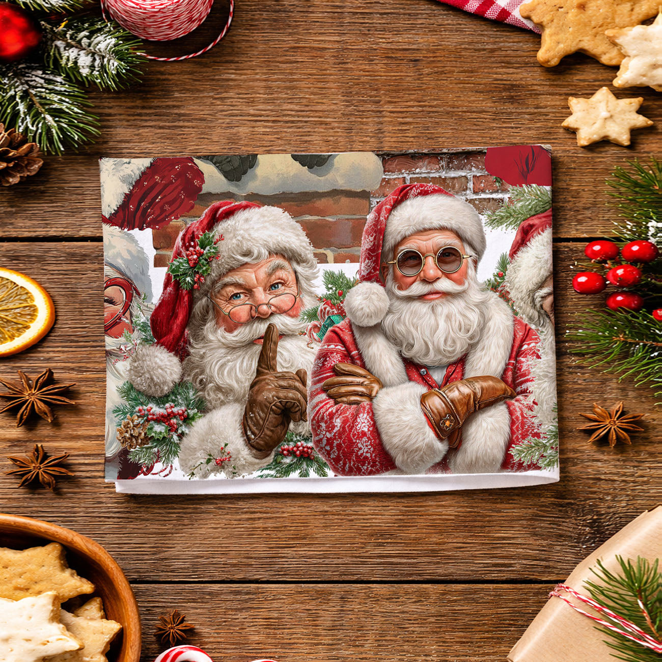 Christmas morning kitchen decor towel
holiday prep kitchen towel Santa design
winter celebration kitchen towel Christmas
seasonal holiday decor kitchen linen
Christmas time kitchen towel Santa