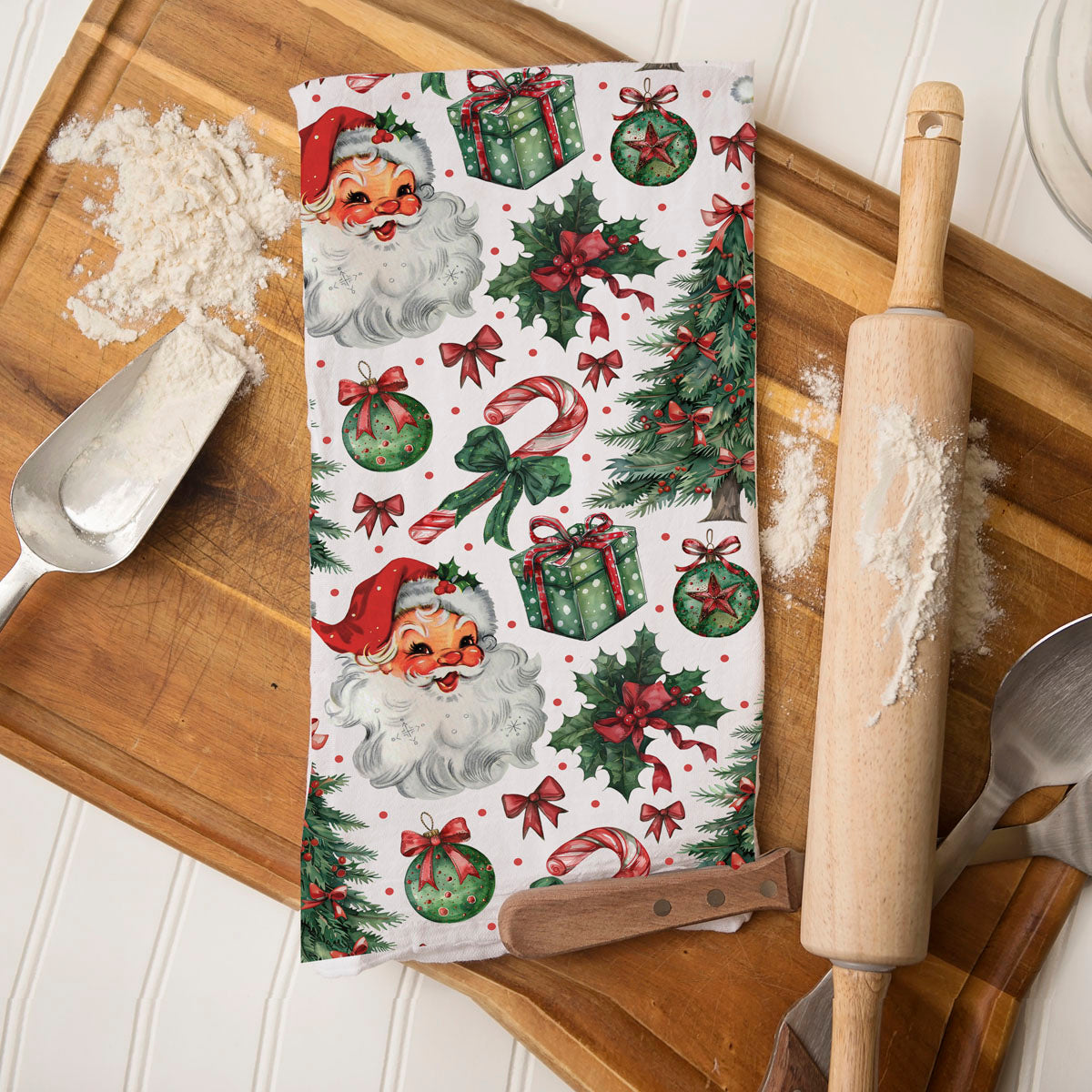 Vintage Santa Towels