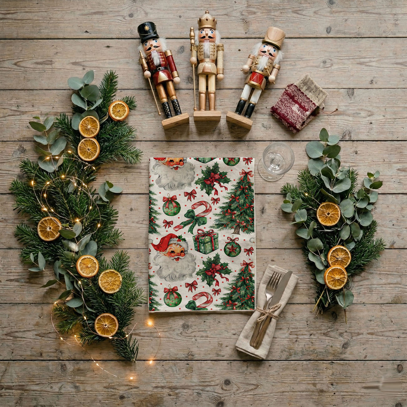 holiday towel seamless christmas pattern santa gifts bows
christmas dish towel with scattered holiday icons design
festive kitchen towel with busy christmas pattern aesthetic
holiday towel with layered christmas elements and textures
christmas towel patterned with festive seasonal icons