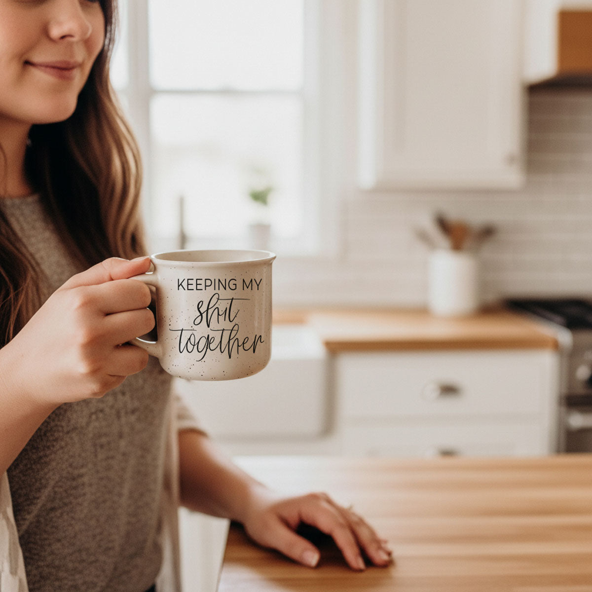 Keeping my shit together mug for women
Funny stress relief coffee mug
Sassy motivational mug for work
14oz ceramic mug with adult humor
Double-sided coffee mug with bold saying
Hilarious mug for busy moms
Relatable coffee mug for teachers