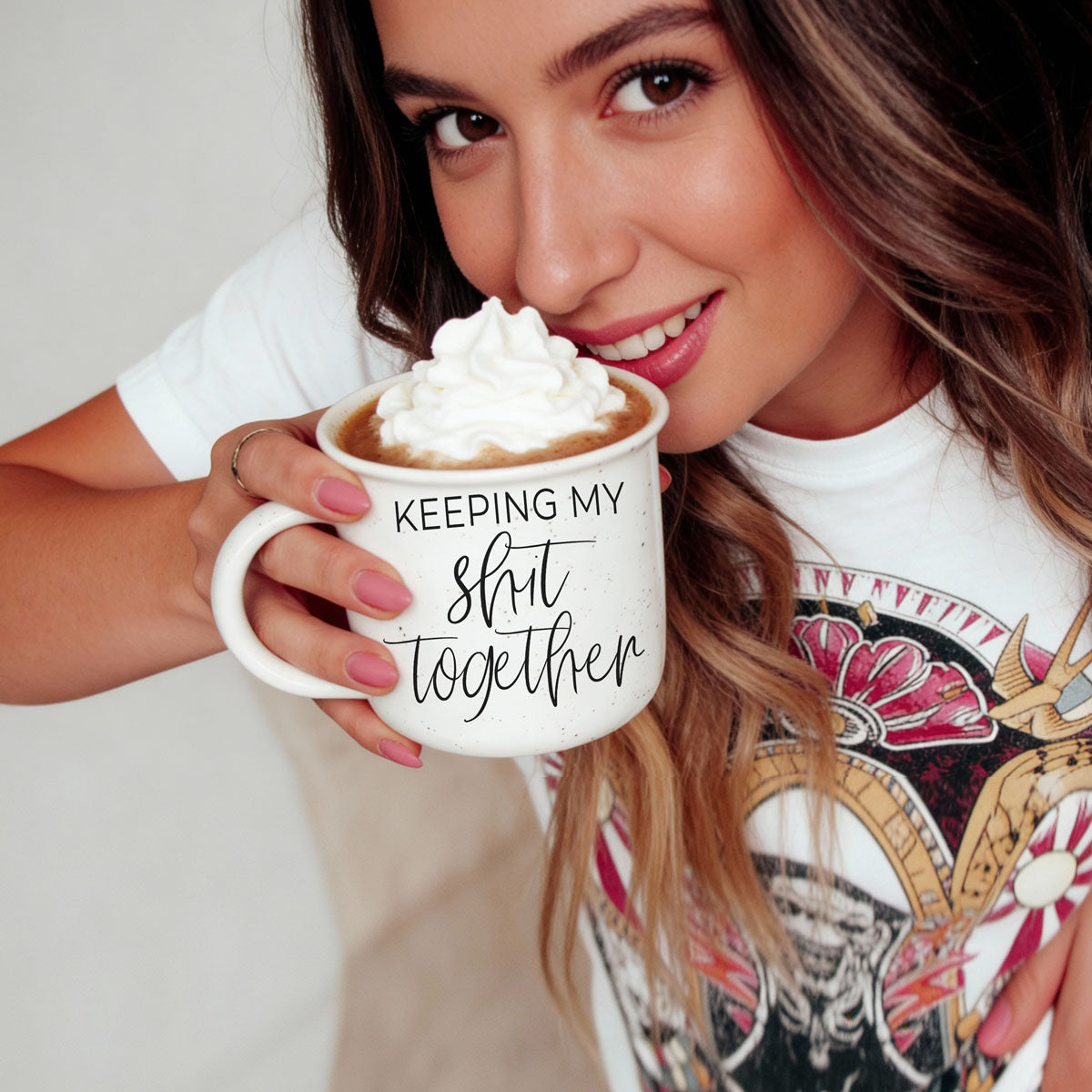 Conversation starter coffee mug
Coffee mug for daily encouragement
Motivational mug for work
Large sassy coffee mug
Adult humor coffee mug
Gift for sarcastic coworker
Funny Christmas gift mug