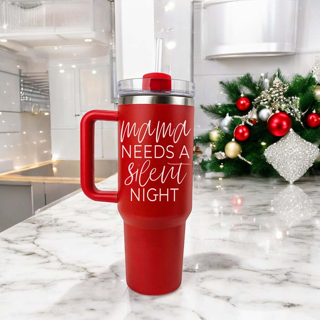 Mama needs a silent night 40oz tumbler for sale