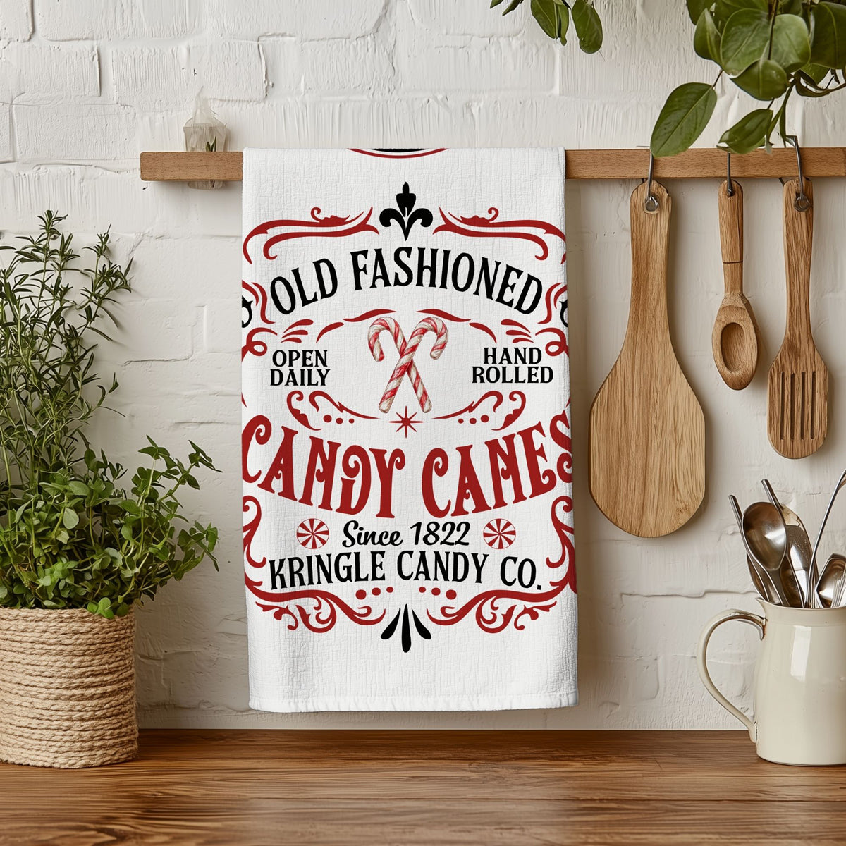 Holiday aesthetic kitchen accessories
Festive lifestyle kitchen towel
Christmas home lifestyle accessories