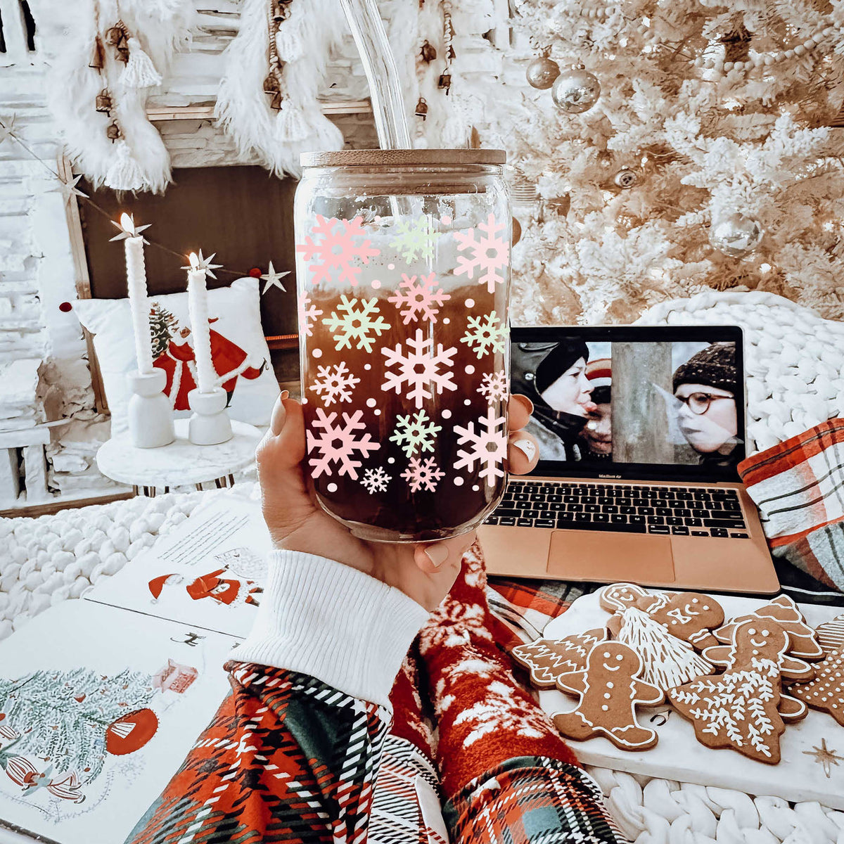 Pastel Snowflakes