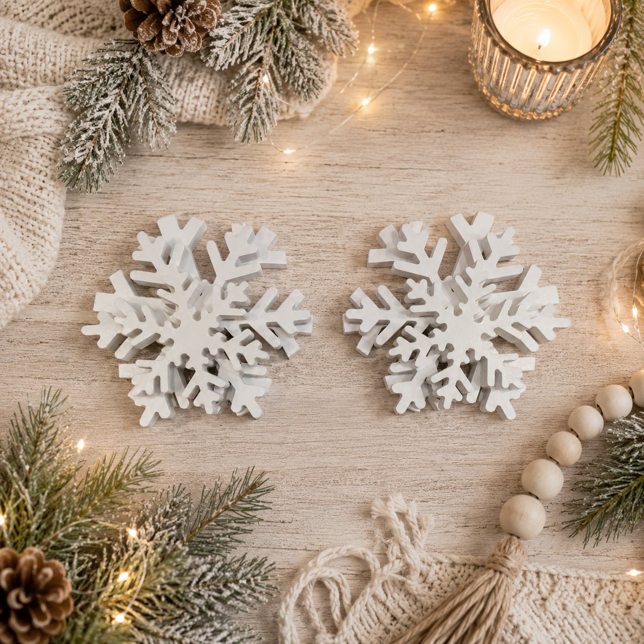 Frosted Snowflakes