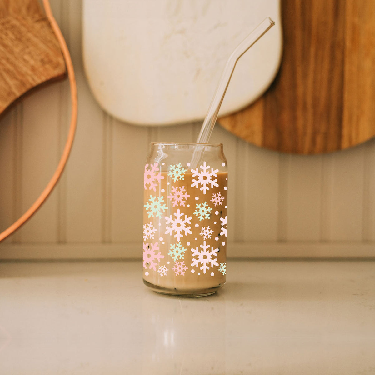 Pastel Snowflakes