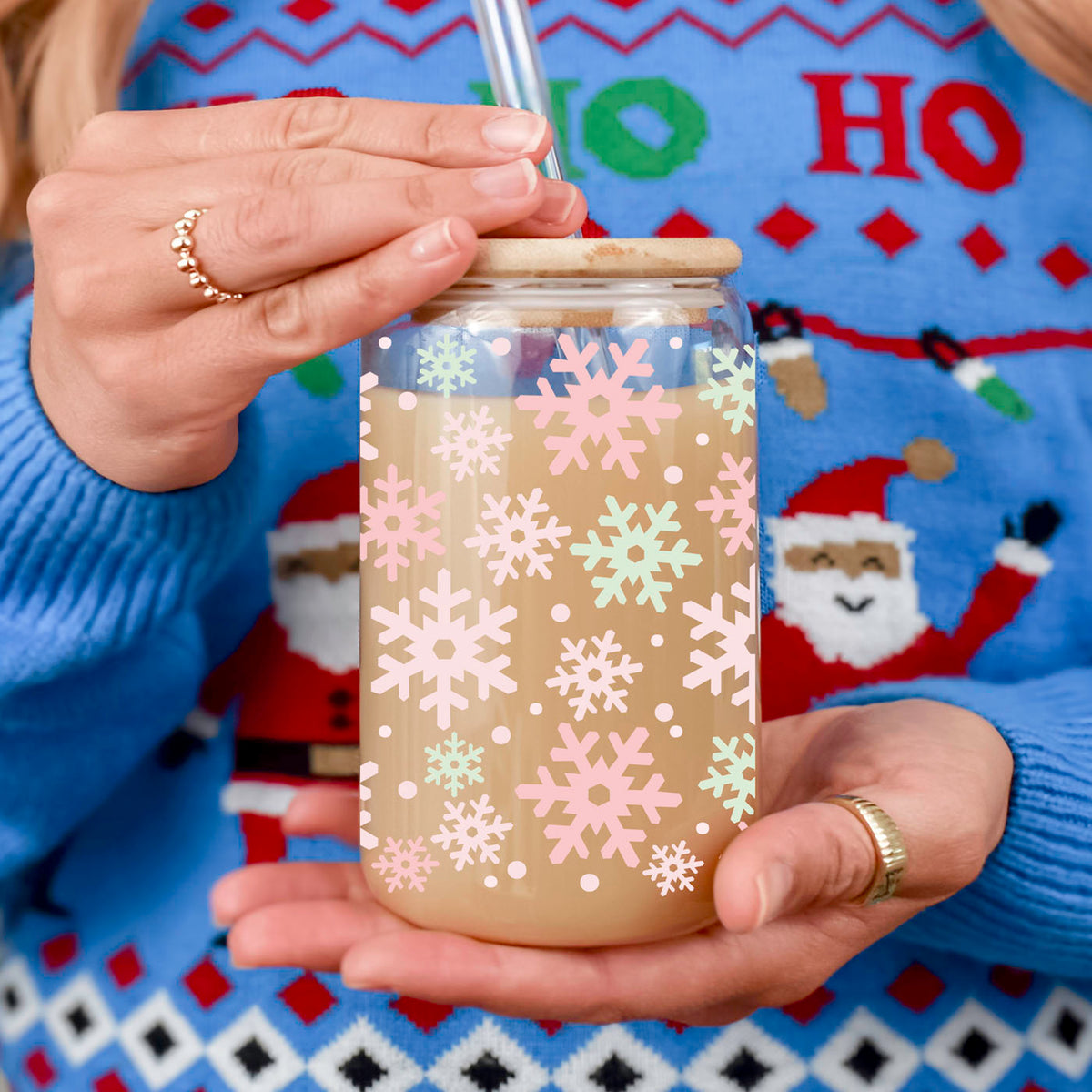 Pastel Snowflakes