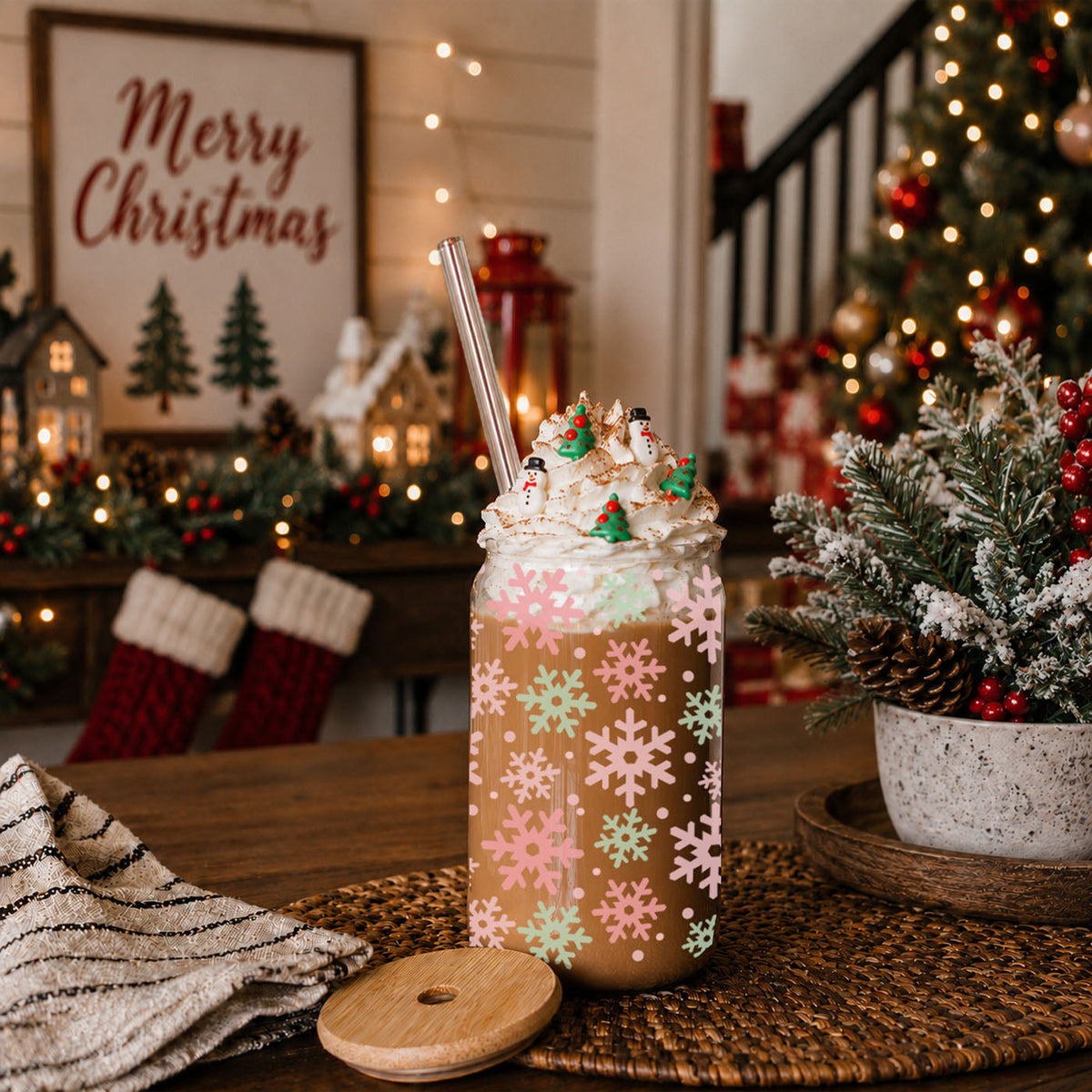 Pastel Snowflakes