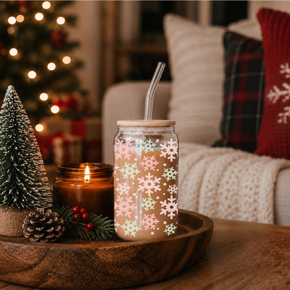Pastel Snowflakes