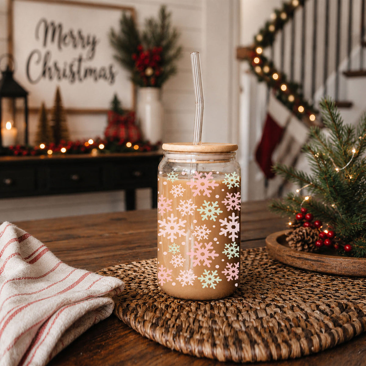 Pastel Snowflakes