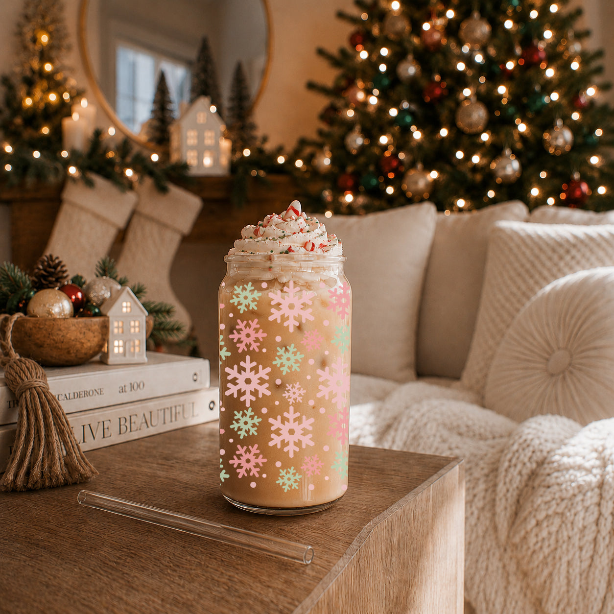 Pastel Snowflakes