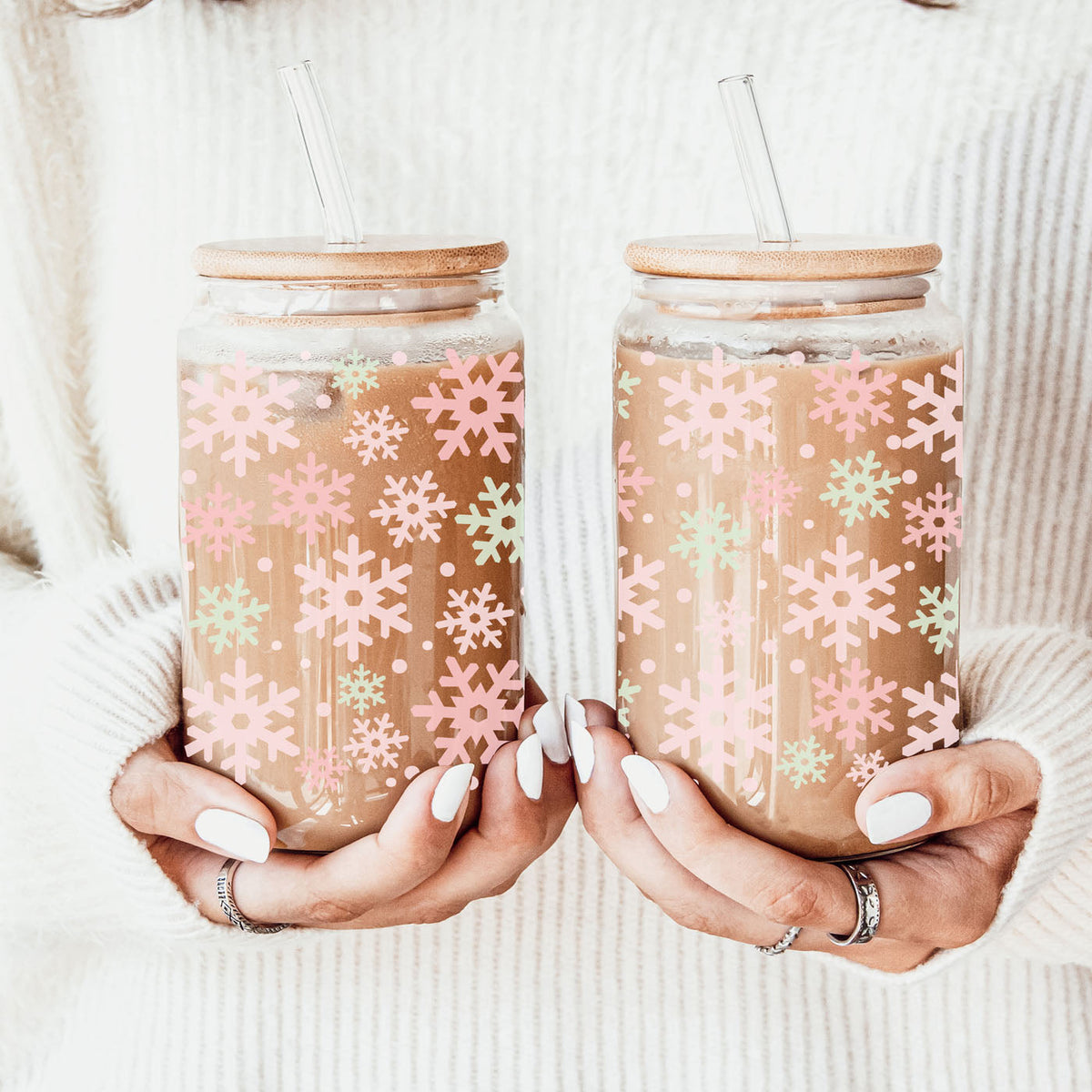 Pastel Snowflakes