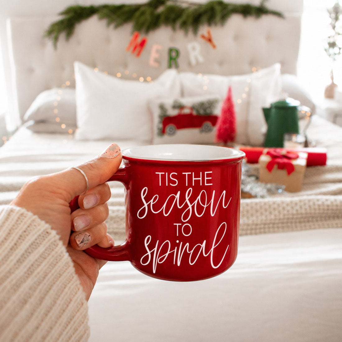 Christmas coffee mug for people surviving December
funny ceramic mug for holiday stress and caffeine
cute Christmas gift for women who love sarcasm
festive coffee cup for moms wrapping presents late at night
funny Christmas stocking stuffer for coffee lovers
holiday survival mug for busy Christmas season
Christmas mug for moms making holiday magic happen
funny holiday drinkware for sarcastic friends
